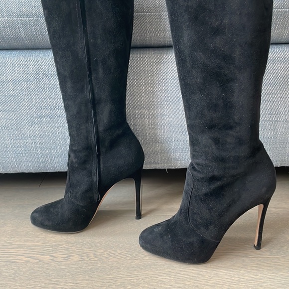 Gianvito Rossi suede high boots - Picture 6 of 9